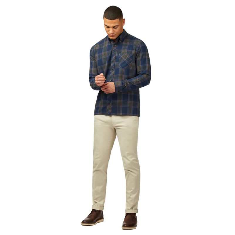 Ben Sherman Grid Check Shirt image number 3